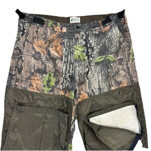 Northwest Territory Camo Hunting Brush Pants Mens XL‎ 40/42 Hiking Nylon Zip